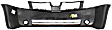 Front Primed Bumper Cover, With Emblem Provision, CAPA CERTIFIED