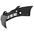 Front Primed Bumper Cover, Sedan, With Fog Light Holes, Without Parking Aid Sensor Holes
