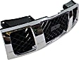 Grille Assembly, Chrome Shell with Painted Black Insert