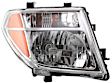 Passenger Side Headlight, with Bulb, Halogen, Clear Lens, CAPA Certified