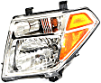 Driver Side Headlight, with Bulb, Halogen, Clear Lens, CAPA Certified