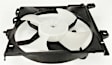 Radiator Fan -  Includes Blade, Motor and Shroud, Blade Type, 4-Prong Connector