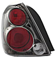 Driver Side Tail Light, with Bulb, Halogen, Clear Lens, Except SE-R Model, CAPA CERTIFIED