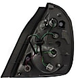 Driver Side Tail Light, with Bulb, Halogen, Clear Lens, Except SE-R Model, CAPA CERTIFIED