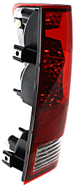 Passenger Side Halogen Tail Light, Without bulb(s), OE Comparable Finish