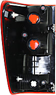 Passenger Side Halogen Tail Light, Without bulb(s), OE Comparable Finish