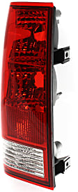 Driver Side Halogen Tail Light, Without bulb(s), OE Replacement