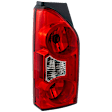 Driver Side Tail Light, with Bulb, Halogen, Clear and Red Lens, 6 Cyl., 4.0L Engine, CAPA Certified
