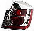 Passenger Side Tail Light, with Bulb, Halogen, Clear and Red Lens, Base/S/SL/SR Models, 4 Cyl., 2.0L Engine, CAPA CERTIFIED