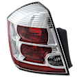 Driver Side Tail Light, with Bulb, Halogen, Clear and Red Lens, Base/S/SL/SR Models, 4 Cyl., 2.0L Engine, CAPA CERTIFIED