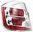 Driver Side Tail Light, with Bulb, Halogen, Clear and Red Lens, Base/S/SL/SR Models, 4 Cyl., 2.0L Engine, CAPA CERTIFIED