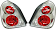 Driver and Passenger Side LED Tail Light, With bulb(s)