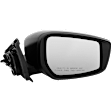 Passenger Side Mirror, Power Adjust, Manual Folding, Non-Heated, Textured Black, No Signal Light, No Memory, No Puddle Light, No Auto-Dimming, No Blind Spot Feature