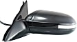Driver Side Mirror, Power, Manual Folding, Non-Heated, Paintable, In-housing Signal Light, No Memory, Puddle Light, Auto-Dimming, and Blind Spot Feature, For Models Without Premium Package