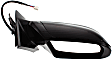 Passenger Side Mirror, Power, Manual Folding, Non-Heated, Paintable, In-housing Signal Light, No Memory, Puddle Light, Auto-Dim, and Blind Spot Feature, For Models Without Premium Package