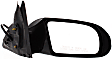 Passenger Side Mirror, Power, Manual Folding, Non-Heated, Paintable, In-housing Signal Light, No Memory, Puddle Light, Auto-Dim, and Blind Spot Feature, For Models Without Premium Package