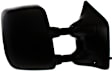 Passenger Side Towing Mirror, Power Adjust, Manual Folding, Heated, Textured Black, No Signal Light, With memory, No Puddle Light, No Auto-Dimming, With Blind Spot Glass, PRO-4X Model