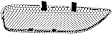 Driver Side Grille Assembly, Black, Grille Insert