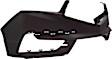 Front Primed Bumper Cover, Except A-Spec Model, Without Headlight Washer Holes, CAPA CERTIFIED