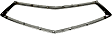 Grille Trim, Center, Chrome, CAPA CERTIFIED