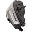 Passenger Side Headlight, with Bulb, LED, Clear Lens, CAPA Certified