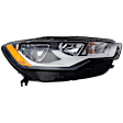 Passenger Side Halogen Headlight, With bulb(s), CAPA Certified