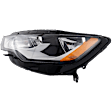 Driver Side Halogen Headlight, With bulb(s), CAPA Certified