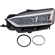 Driver Side LED Headlight, With bulb(s)
