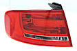 Driver Side, Outer Tail Light, With bulb(s), Halogen, Red Lens