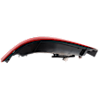 Passenger Side, Upper Tail Light, with Bulb, LED, Red Lens, CAPA CERTIFIED