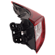 Passenger Side, Outer Tail Light, with Bulb, Halogen/LED Combo, Red Lens, 4 Cyl., 2.0L Engine, CAPA CERTIFIED