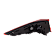 Passenger Side, Outer Tail Light, with Bulb, Halogen/LED Combo, Red Lens, 4 Cyl., 2.0L Engine, CAPA CERTIFIED