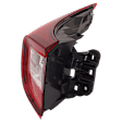 Driver Side, Outer Tail Light, with Bulb, Halogen/LED Combo, Red Lens, 4 Cyl., 2.0L Engine