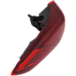 Driver Side, Outer Tail Light, with Bulb, Halogen/LED Combo, Red Lens, 4 Cyl., 2.0L Engine