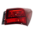 Passenger Side, Outer Tail Light, with Bulb, Halogen, Clear Lens, SH-AWD Model, CAPA CERTIFIED