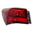 Driver Side, Outer Tail Light, with Bulb, Halogen, Clear Lens, SH-AWD Model