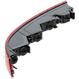 Passenger Side, Lower Halogen Tail Light, With bulb(s), OE Replacement