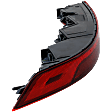 Driver Side, Lower Halogen Tail Light, With bulb(s), OE Replacement, CAPA Certified