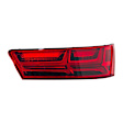 Driver Side Tail Light, With bulb(s), LED, Red Lens