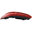 Driver Side, Upper Tail Light, with Bulb, LED, Red Lens