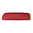 Rear, Driver Side Bumper Reflector,, CAPA Certified