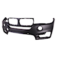 Front Primed Bumper Cover, For Models With Park Assistant, Night Vision, Without Surround View, Headlights Washer, M Aerodynamics Package