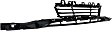 Front, Center Bumper Grille, Textured Black CAPA Certified