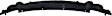 Front, Center Bumper Grille, Textured Black CAPA Certified