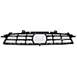 Front, Center Bumper Grille, Black