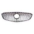 Grille Assembly, Chrome Shell With Black Insert