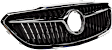 Grille Assembly, Painted Black, CAPA CERTIFIED