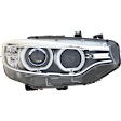 Passenger Side Headlight, without Bulb, HID/Xenon, Clear Lens