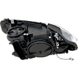 Passenger Side Headlight, without Bulb, HID/Xenon, Clear Lens