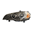 Driver Side HID/Xenon Headlight, Without bulb(s), OE Replacement, CAPA Certified